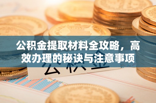 国姓公积金提取材料全攻略，高效办理的秘诀与注意事项