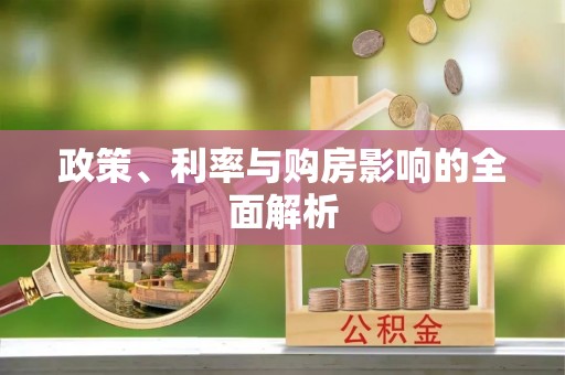 国姓政策、利率与购房影响的全面解析