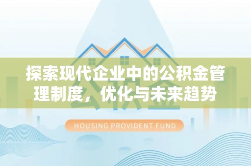 国姓探索现代企业中的公积金管理制度，优化与未来趋势