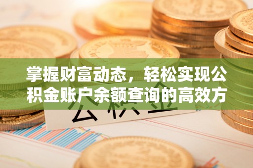 国姓掌握财富动态，轻松实现公积金账户余额查询的高效方法