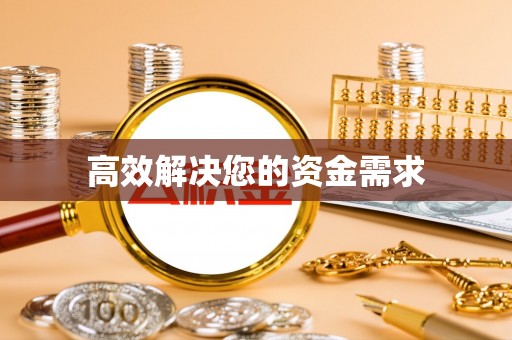 国姓高效解决您的资金需求
