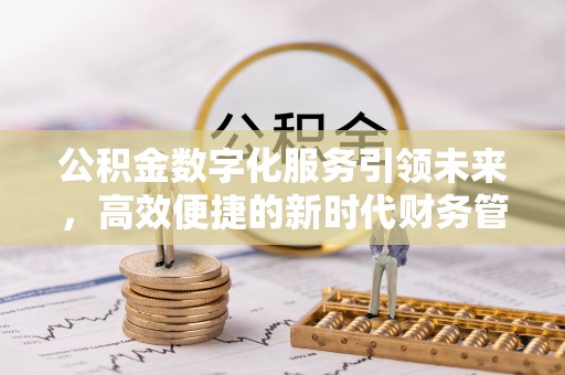 国姓公积金数字化服务引领未来，高效便捷的新时代财务管理