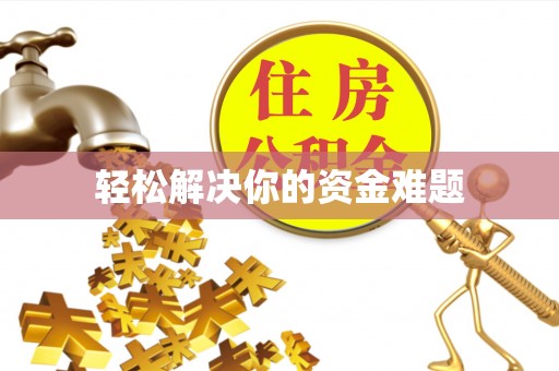 国姓轻松解决你的资金难题