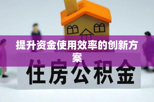 国姓提升资金使用效率的创新方案