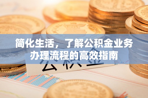 国姓简化生活，了解公积金业务办理流程的高效指南