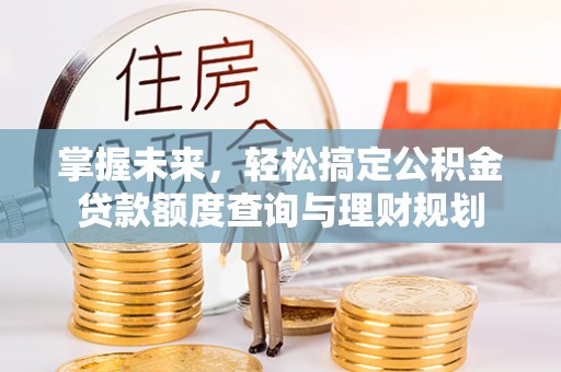 国姓掌握未来，轻松搞定公积金贷款额度查询与理财规划