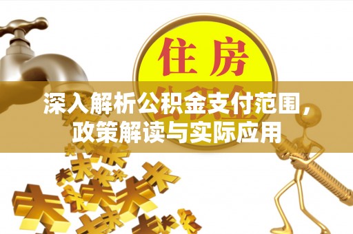 国姓深入解析公积金支付范围，政策解读与实际应用