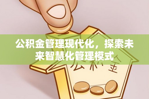 国姓公积金管理现代化，探索未来智慧化管理模式