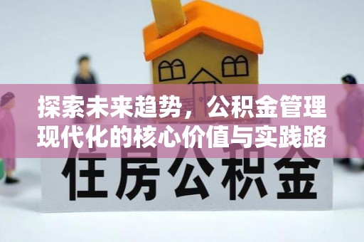 国姓探索未来趋势，公积金管理现代化的核心价值与实践路径