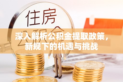 国姓深入解析公积金提取政策，新规下的机遇与挑战