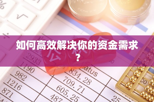 国姓如何高效解决你的资金需求？