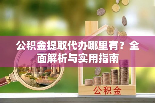 国姓公积金提取代办哪里有？全面解析与实用指南