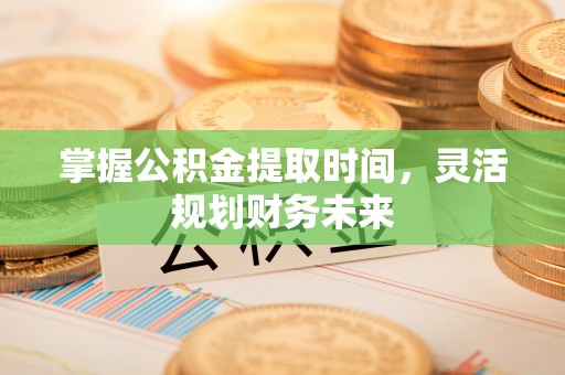国姓掌握公积金提取时间，灵活规划财务未来