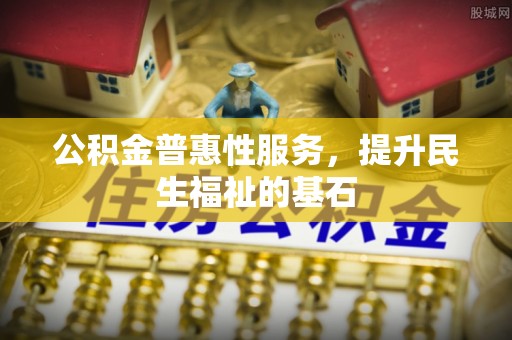 国姓公积金普惠性服务，提升民生福祉的基石