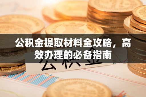 国姓公积金提取材料全攻略，高效办理的必备指南
