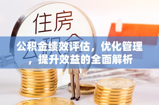 国姓公积金绩效评估，优化管理，提升效益的全面解析