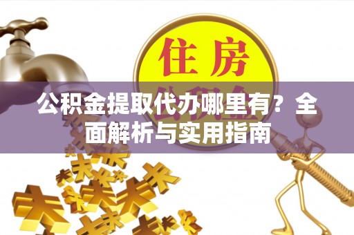 国姓公积金提取代办哪里有？全面解析与实用指南