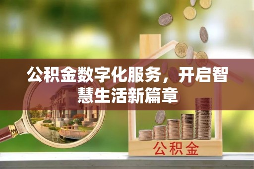 国姓公积金数字化服务，开启智慧生活新篇章