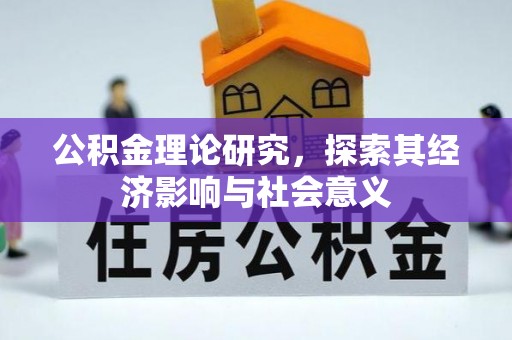国姓公积金理论研究，探索其经济影响与社会意义