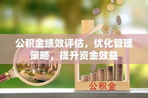 国姓公积金绩效评估，优化管理策略，提升资金效益