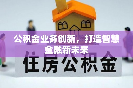国姓公积金业务创新，打造智慧金融新未来