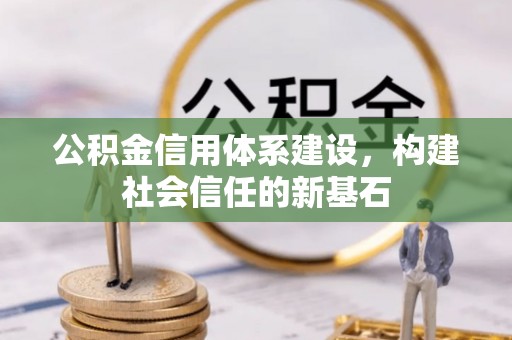国姓公积金信用体系建设，构建社会信任的新基石