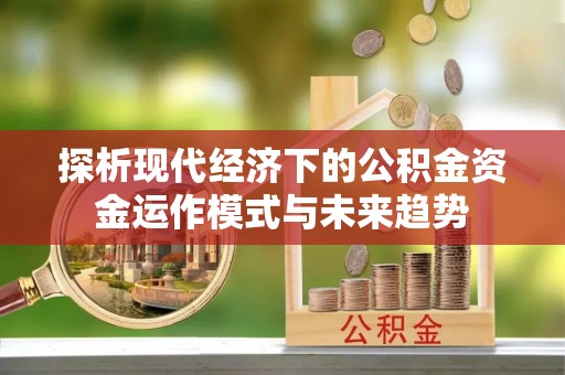 国姓探析现代经济下的公积金资金运作模式与未来趋势