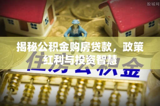 国姓揭秘公积金购房贷款，政策红利与投资智慧