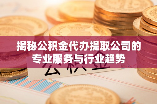 国姓揭秘公积金代办提取公司的专业服务与行业趋势