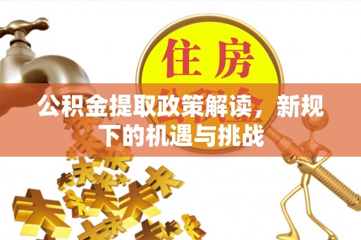 国姓公积金提取政策解读，新规下的机遇与挑战