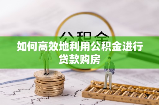 国姓如何高效地利用公积金进行贷款购房