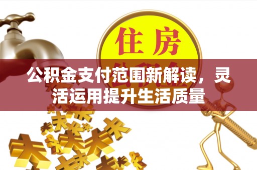 国姓公积金支付范围新解读，灵活运用提升生活质量