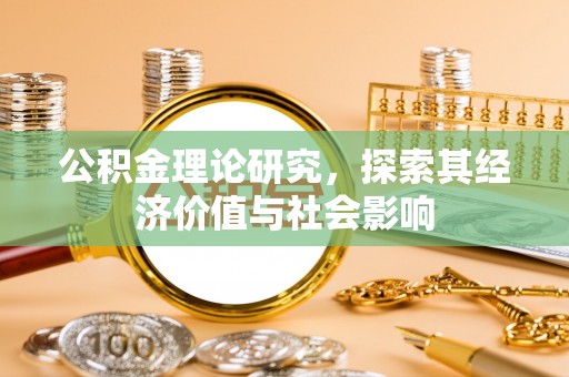 国姓公积金理论研究，探索其经济价值与社会影响