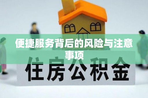 国姓便捷服务背后的风险与注意事项