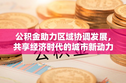 国姓公积金助力区域协调发展，共享经济时代的城市新动力
