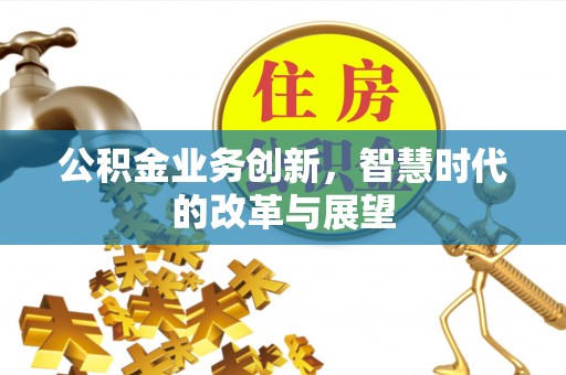 国姓公积金业务创新，智慧时代的改革与展望
